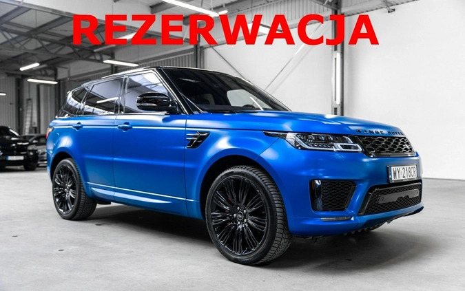 land rover Land Rover Range Rover Sport cena 520000 przebieg: 52979, rok produkcji 2022 z Gubin